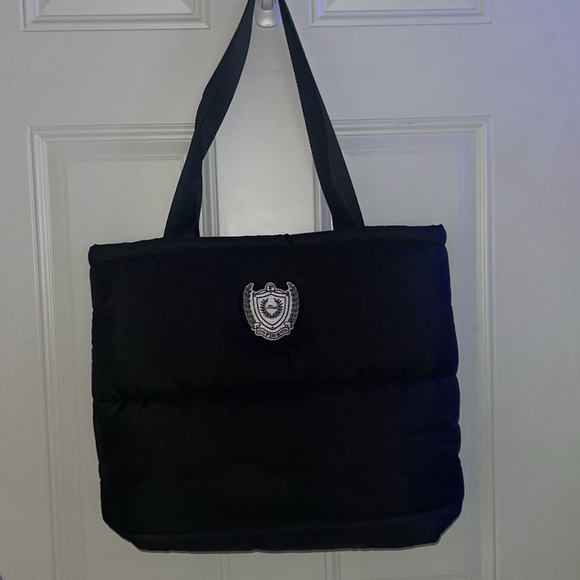 PINK Victoria’s Secret NEW nylon puffer quilted Tote Bag NWOT - Picture 4 of 10